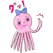 An Octopus girl Q chan
