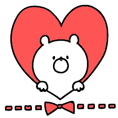 **Sticker of a cute bear vol.3**