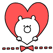 Sticker of a cute bear vol.3