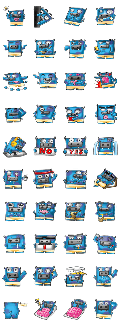 blue monter