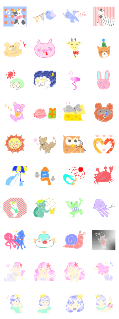 animals sea creatures girls