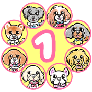 Meetaro's dog sticker1