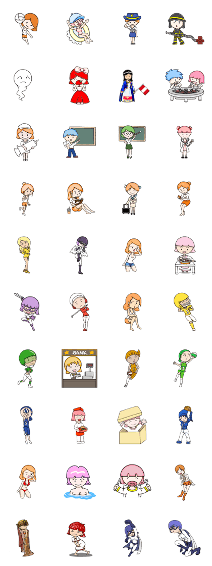 Violet and friends