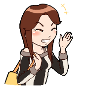 Sticker is girl