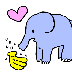 Elephant and Banana are Friends.