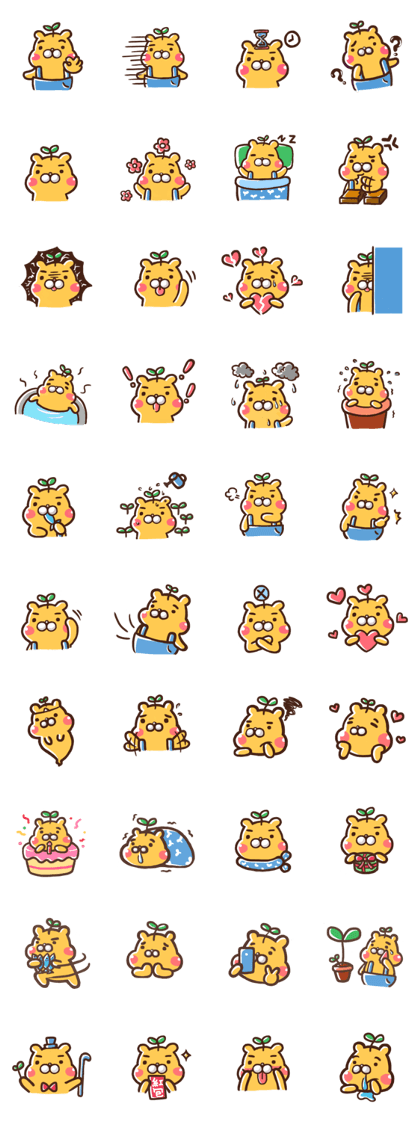ChiBi Bear stickers01