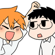 senpai-kouhai Sticker