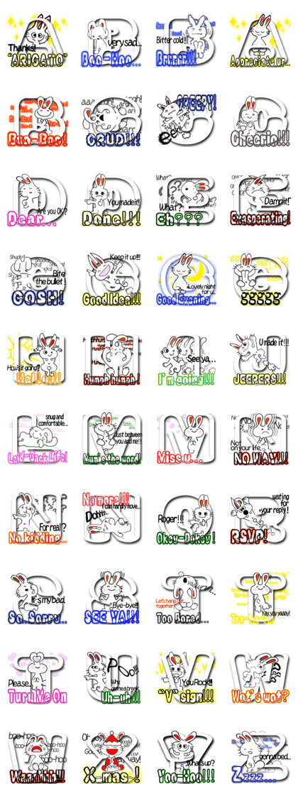 "ABC BUNNY (English Vir.1)"