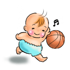 cute babis basketball