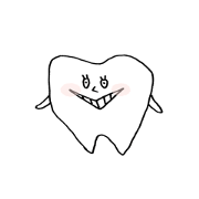 Happy tooth sticker