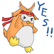 Daily Orange Penguin Mr.Smile