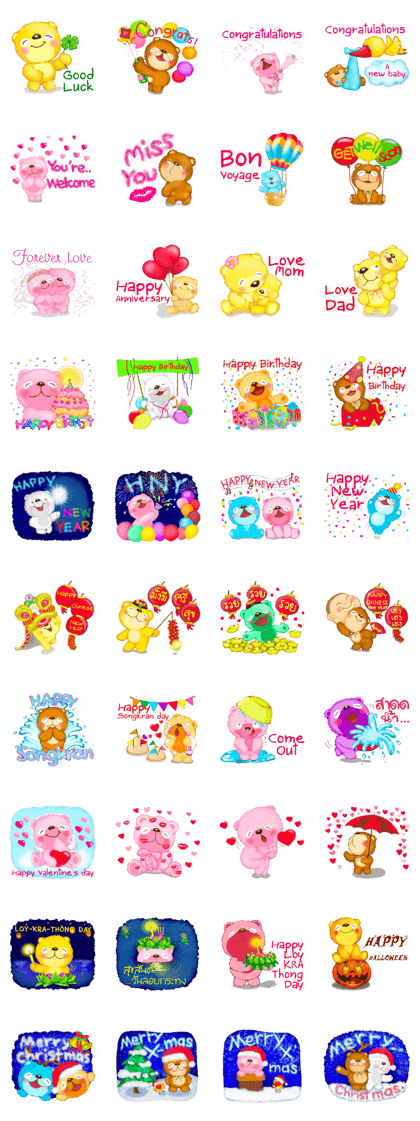 Fuu Bear 5  Greeting