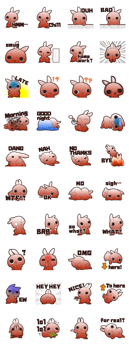 A cheeky rabbit (ENG)