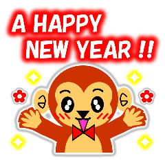 A HAPPY NEW YEAR!! (a little monkey boy)
