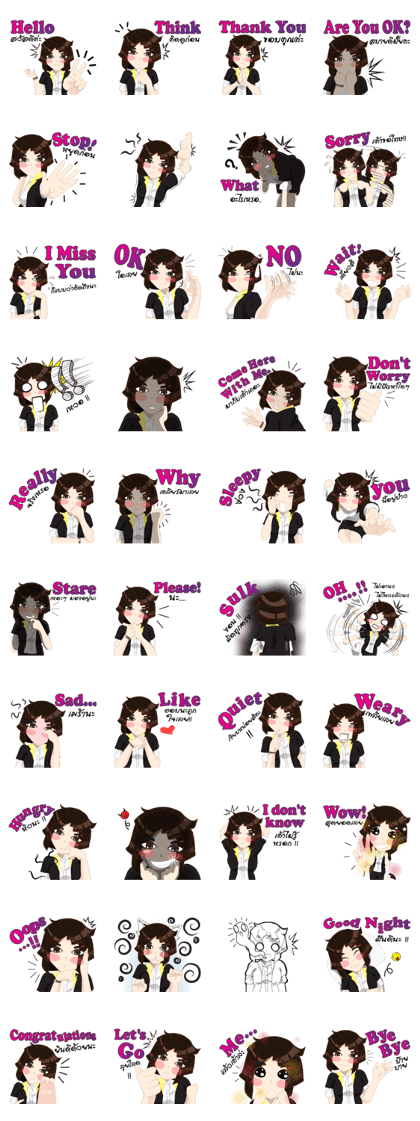 Cartoon Girl anime drawing v.update02