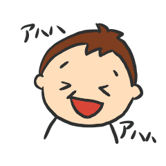 Boy laughing