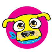 Yellow lucky Dog