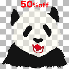 50%off Panda
