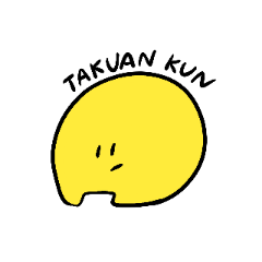 Takuan-Kun's useful stickers