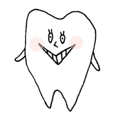 Happy Happy tooth sticker