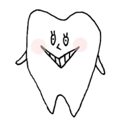 Happy Happy tooth sticker Happy Happy tooth sticker
