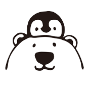 Daily life of a white bear and a penguin