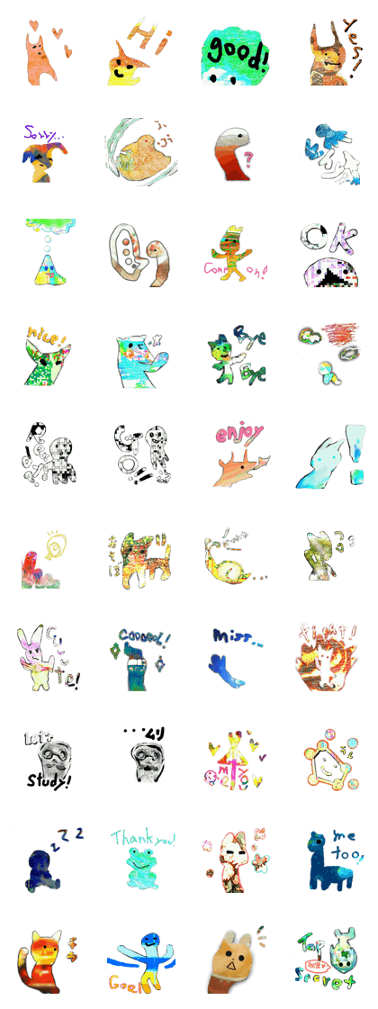 like the sbstract picture Sticker like the sbstract picture Sticker