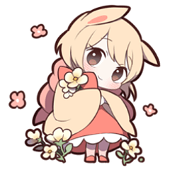 うさみみ少女 Line スタンプ Line Store