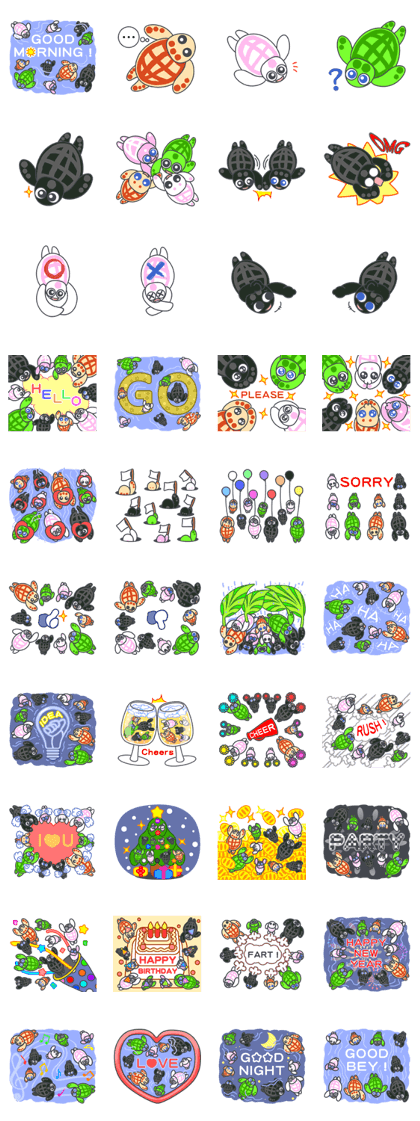 Cute Tortoises Family Cute Tortoises Family