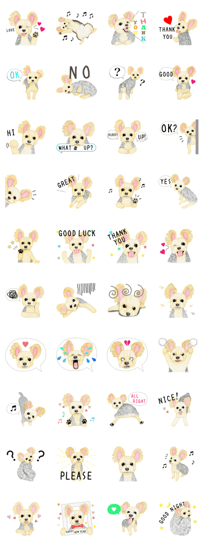 Yorkie Sticker 3  !