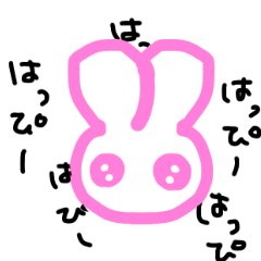 rabbit stickerss