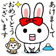 Good friend rabbit & monkey Good friend rabbit & monkey