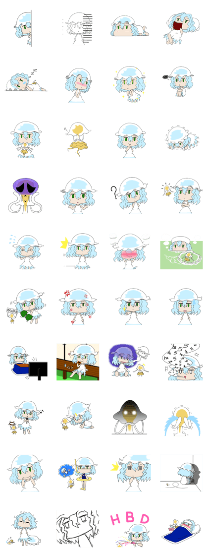 KurageChan and Kiiro