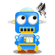 robot and butterfly Traditional 1.0