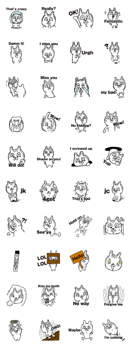 Sick rabbit(English)