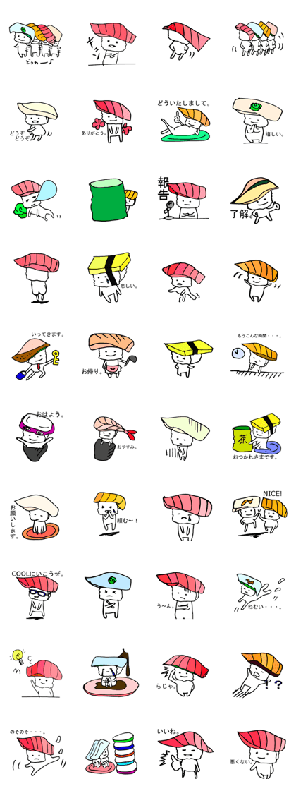 Japanese food sushi kawaii!!3