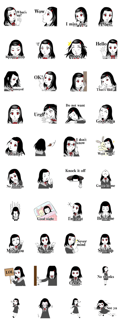 A little strange and sick girl(Eng)