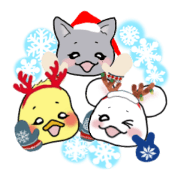 Christmas-Valentine's day of 3friends Christmas-Valentine's day of 3friends