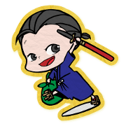 pretty Japanese sword-girl