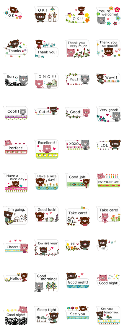 sticker of the balloon bear2/New sticker of the balloon bear2/New