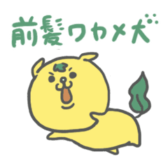 前髪ワカメ犬 Line スタンプ Line Store 前髪ワカメ犬 Line スタンプ Line Store