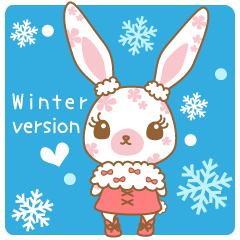 Flower Bunny Winter version (in English)