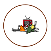 Cartoon Overreaction Sticker