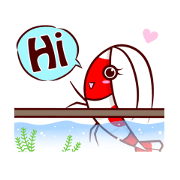 Benibachi Shrimp Official Sticker