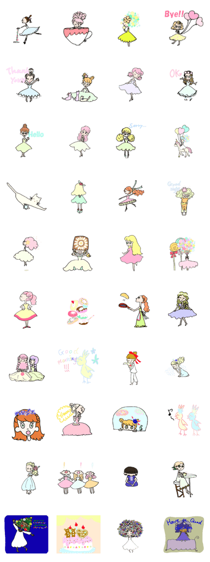 Hinata's Flower Girls