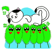 Healing green foxtail's