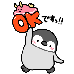 Penguin and sea slug