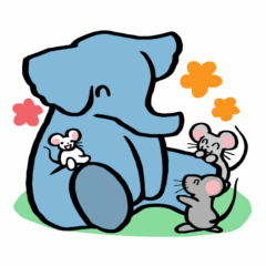 Elephant and mouse.