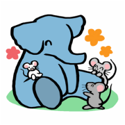 Elephant and mouse.