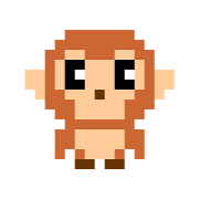 Pixel art monkey(ver2)